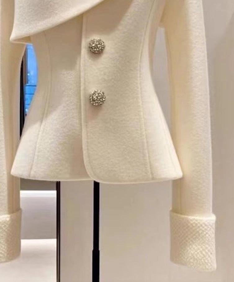 Antonia | Asymmetrical Button-Up Blazer