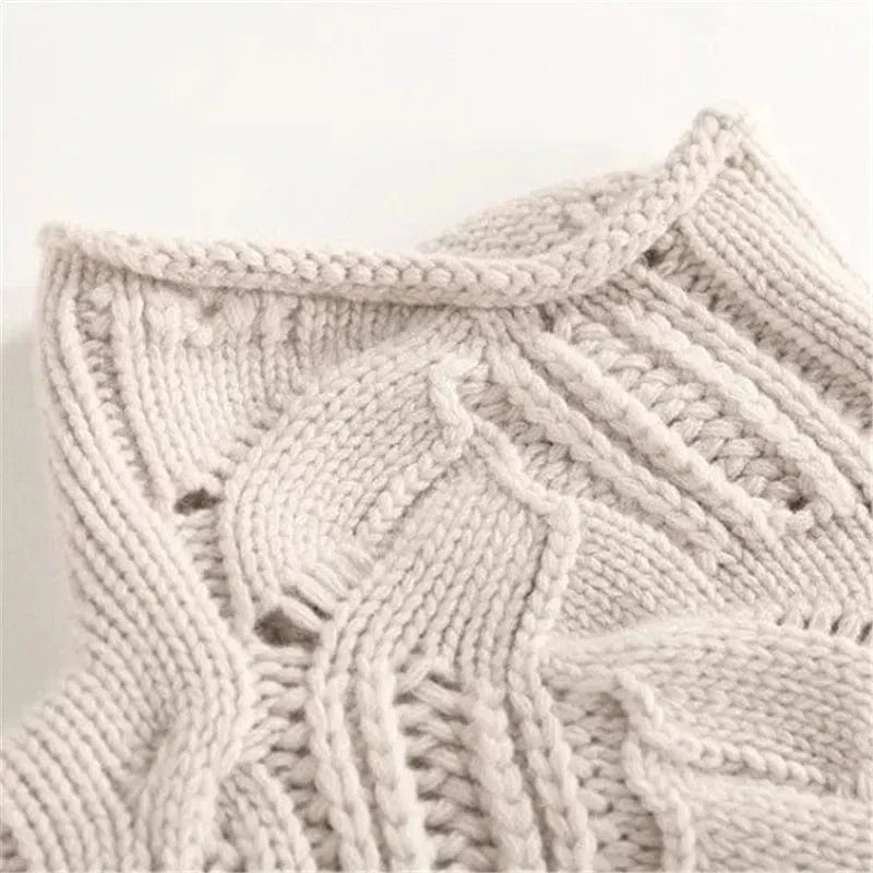 KARLA | Cashmere Turtleneck with Cable Knit