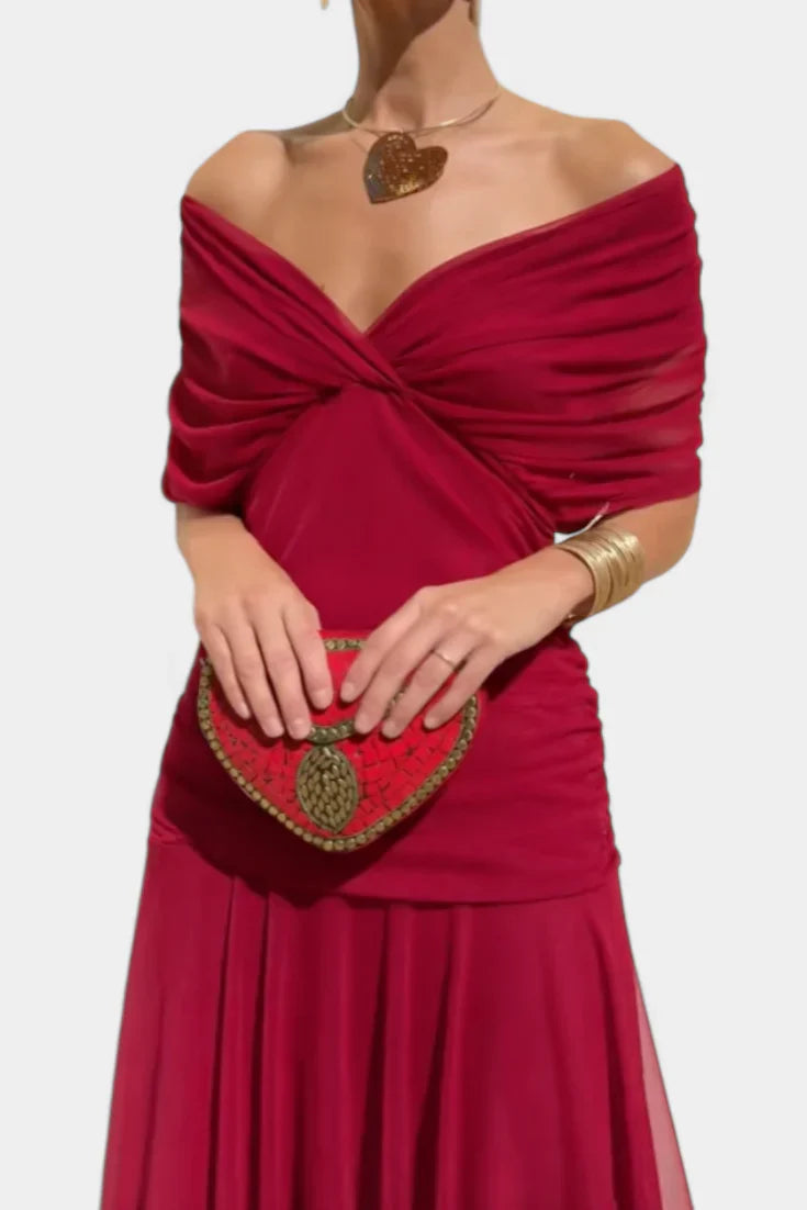 PRISCILLA | Tulle Maxi Dress