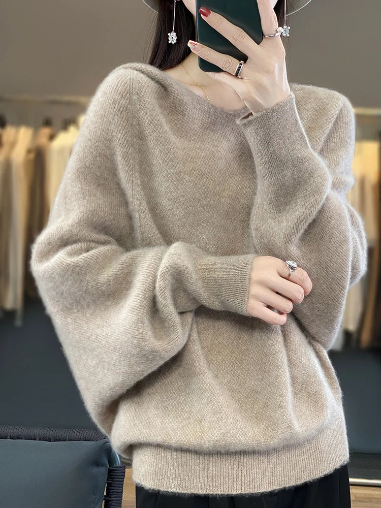 Crystal | Cozy Hooded Pullover