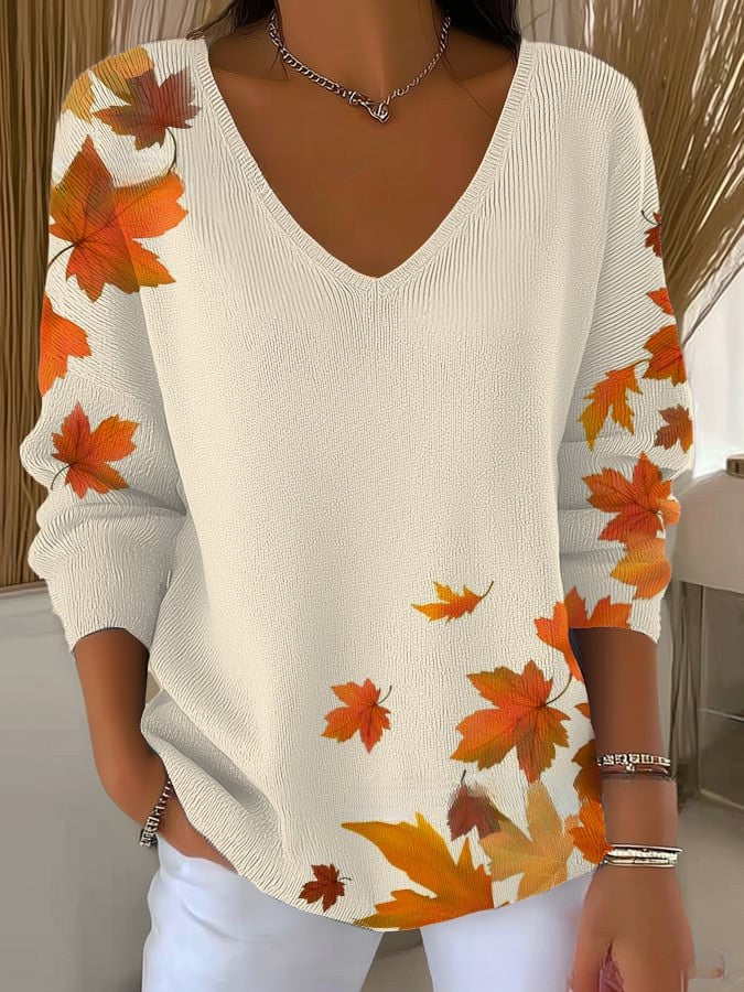 CELESTE | V-Neck Knit Jumper
