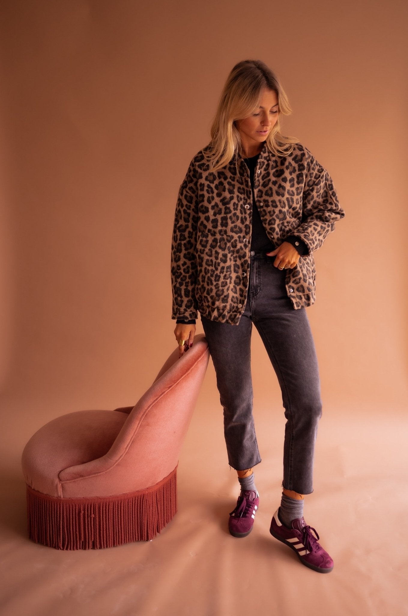 SOFIA | Bold Style Jacket with Leopard Print