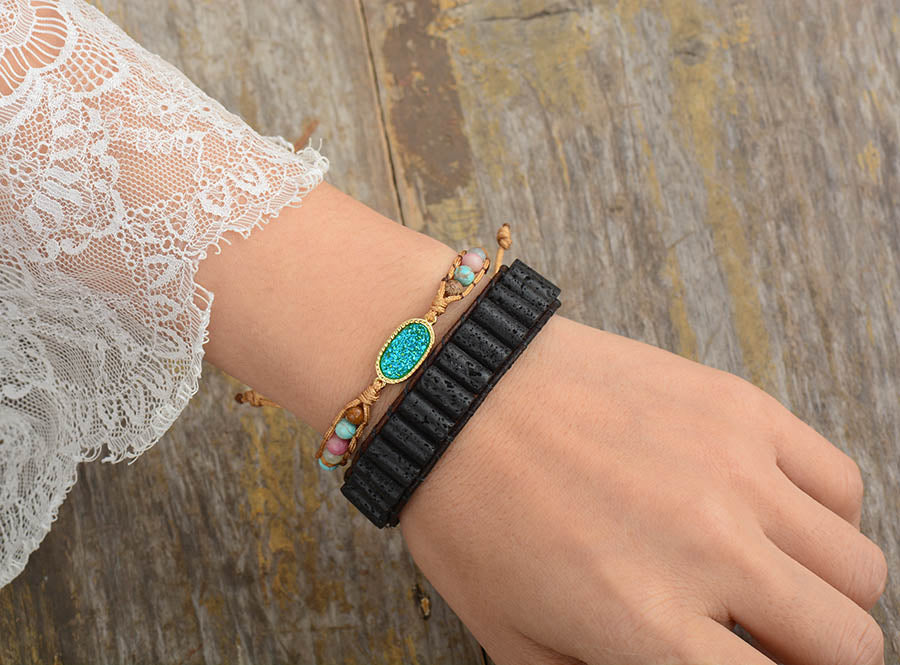 Black Lava Bracelet