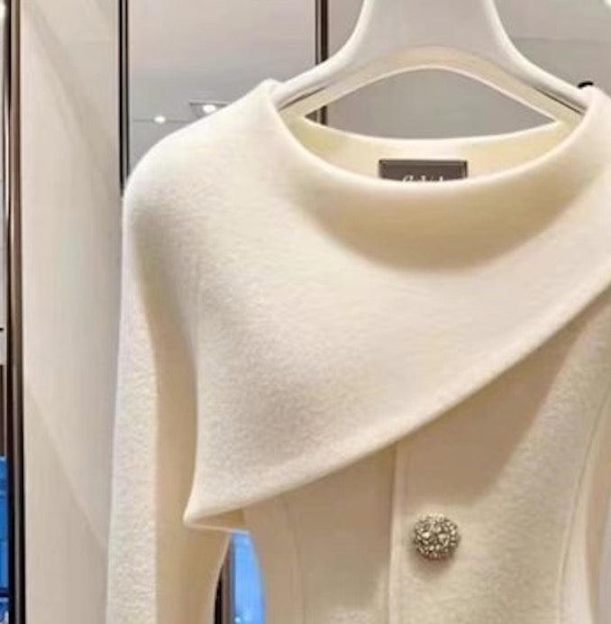 Antonia | Asymmetrical Button-Up Blazer