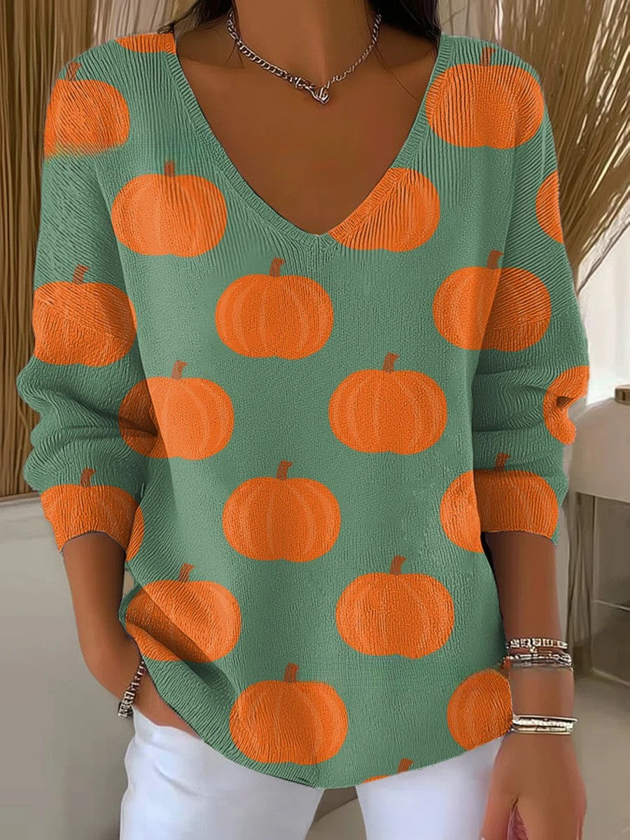 LUCIE | V-Neck Knit Jumper