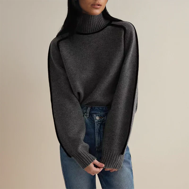 Amanda - Stylish Roll Neck Jumper