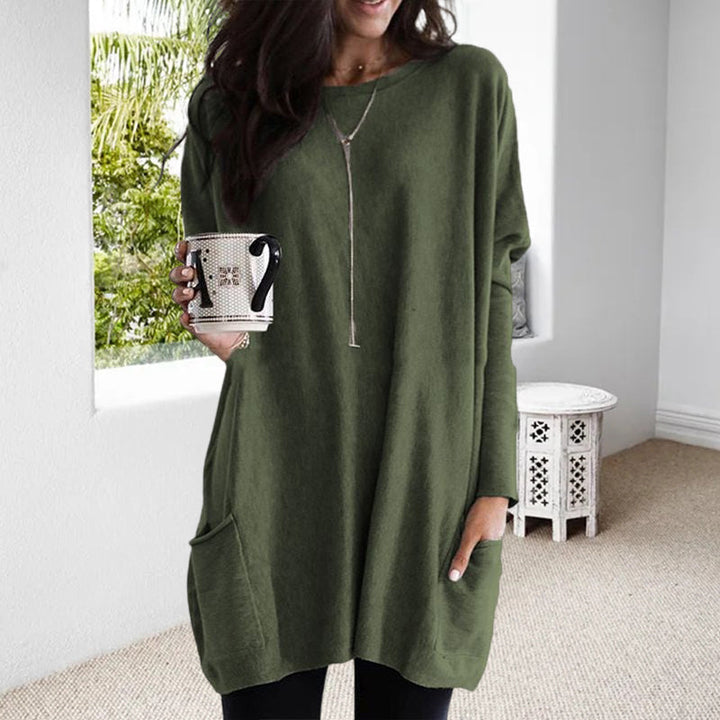 ELLE | Long Shirt-Dress with Pockets