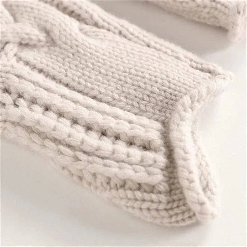 KARLA | Cashmere Turtleneck with Cable Knit