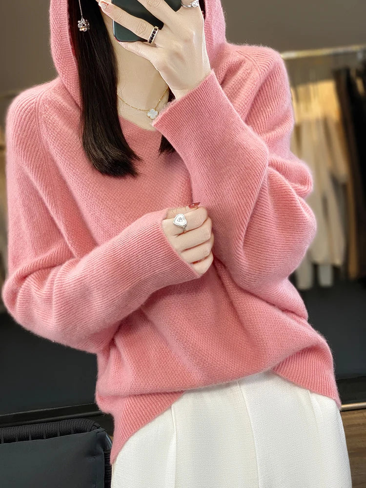 Crystal | Cozy Hooded Pullover