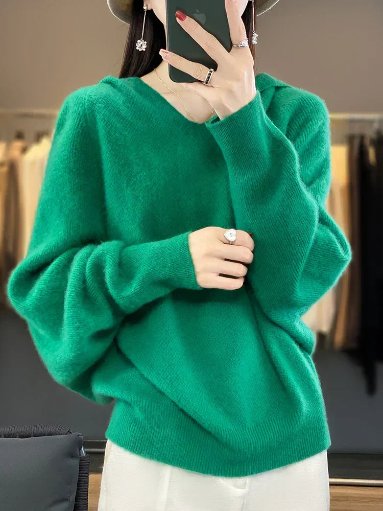 Crystal | Cozy Hooded Pullover