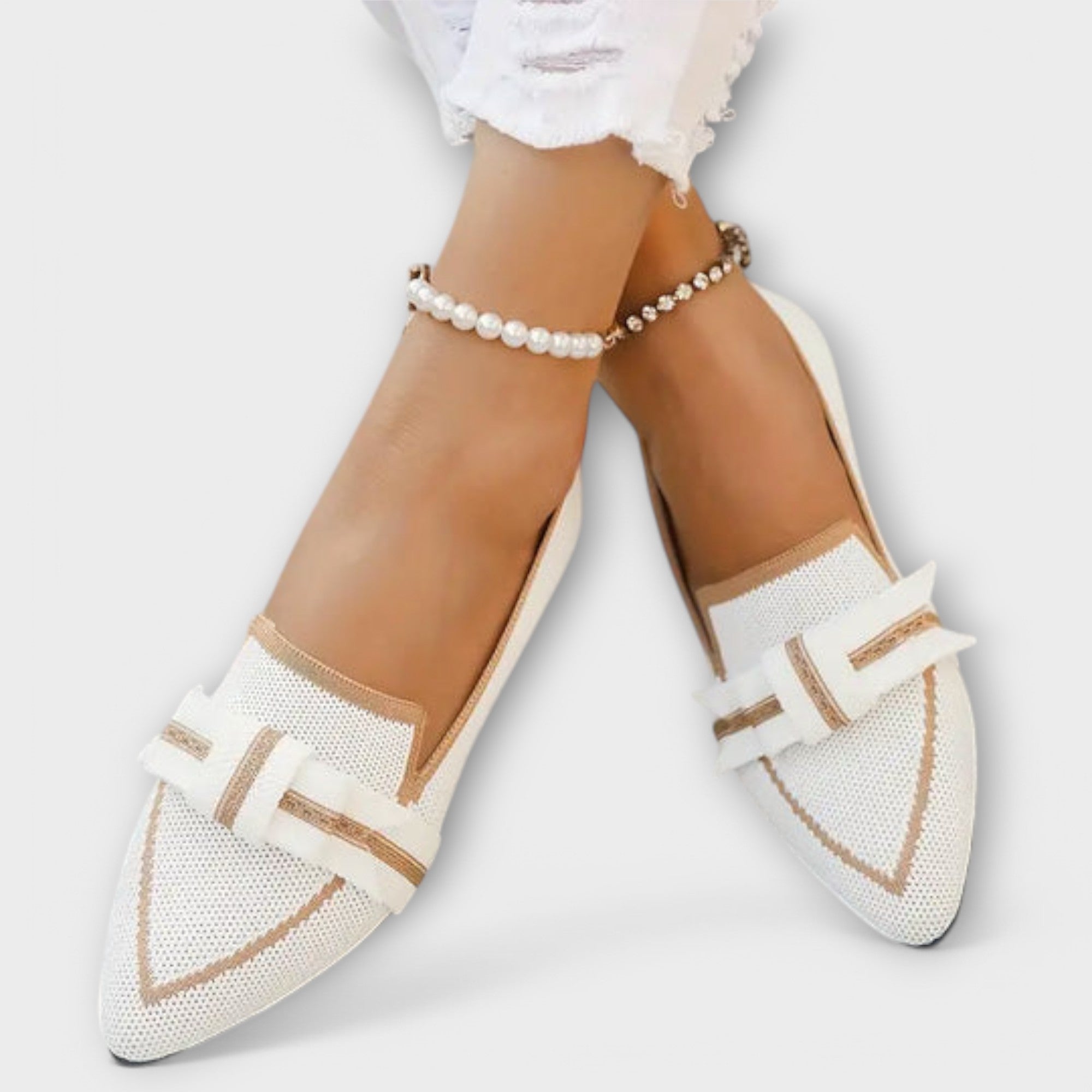 Zavina – Flat Women’s Shoes with Knotted Design