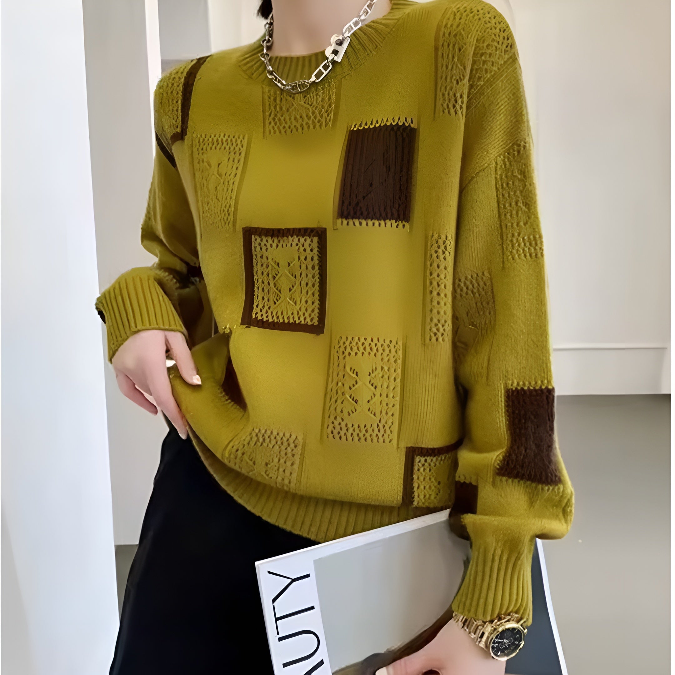 ALIDA | Unique and elegant feminine sweater