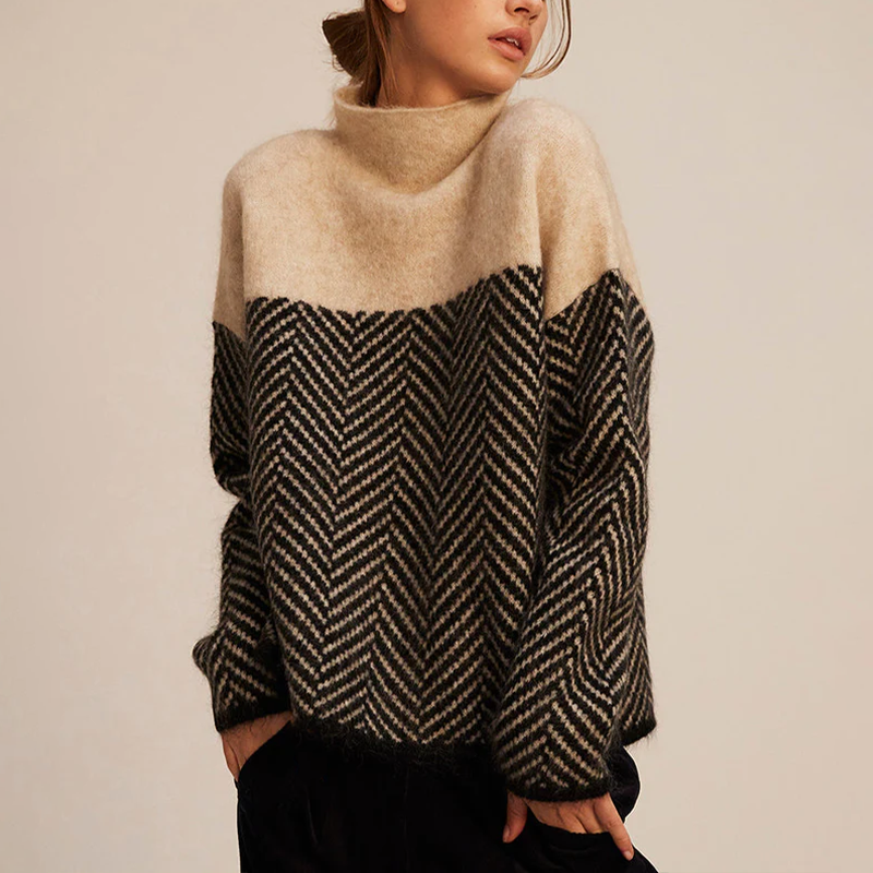 BELLE | Fashionable High Neck Top